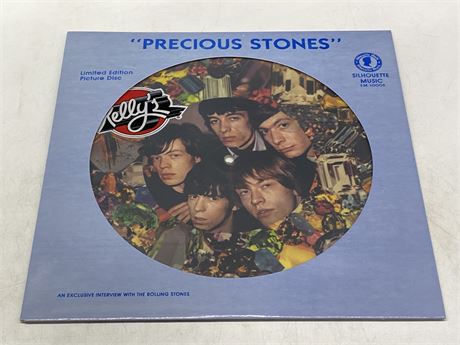 THE ROLLING STONES - INTERVIEW - PICTURE DISC MINT (M)