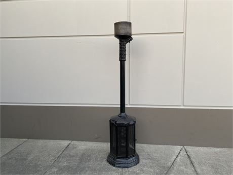 LARGE CAST IRON OUTDOOR PROPANE HEATER (7.5ft tall)