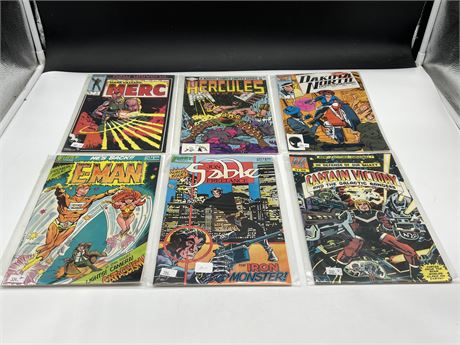 6 FIRST ISSUE COMICS