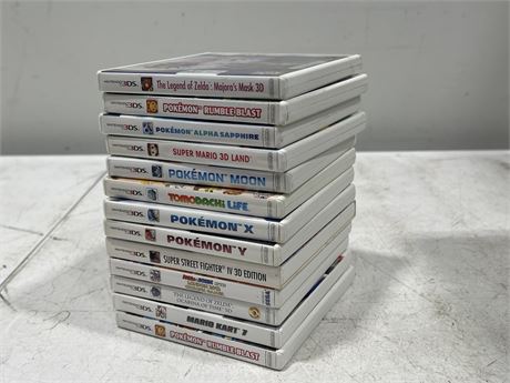 NINTENDO 3DS (EMPTY BOXES) - *BOXES ONLY! NO GAMES, JUST SPARE BOXES*