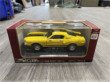 1:24 SCALE DIECAST ‘68 MUSTANG SHELBY GT 500KR
