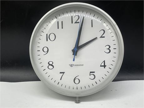 Urban Auctions - VINTAGE EDWARDS WALL CLOCK (WORKS)