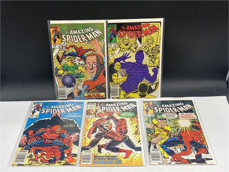 5 THE AMAZING SPIDER-MAN COMICS