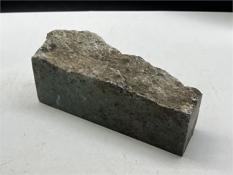 B.C. JADE FROM MINTO AREA (10.5” long)