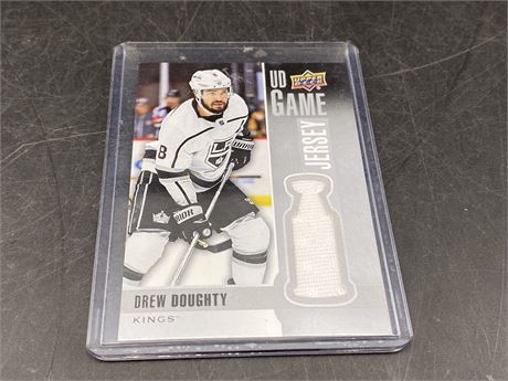 DREW DOUGHTY GAME USED JERSEY CARD