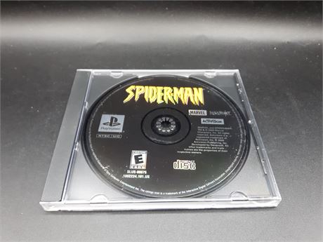SPIDERMAN- DISC ONLY - EXCELLENT CONDITION - PLAYSTATION ONE