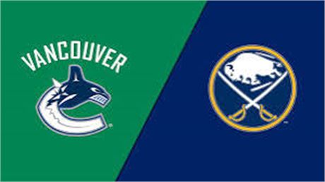 2 TICKETS - VANCOUVER CANUCKS VS BUFFALO SABRES (TUES. MARCH 19TH @ 7:00PM)