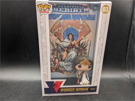 WONDER WOMAN WITH COMIC COVER - FUNKO POP #03