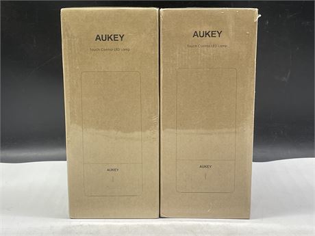 2 SEALED AUKEY TOUCH CONTROL LED LAMP