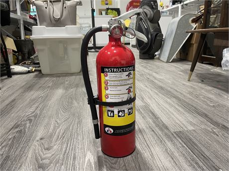 FULLY CHARGED 5LB ABC FIRE EXTINGUISHER