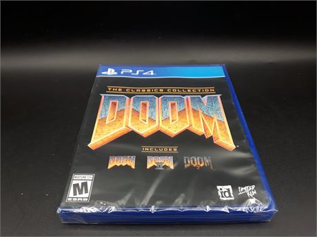 SEALED - DOOM CLASSICS COLLECTION - PS4
