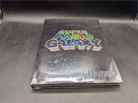 SEALED - SUPER MARIO GALAXY HARDCOVER STRATEGY GUIDE BOOK