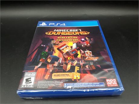 SEALED - MINECRAFT DUNGEONS HERO EDITION - PS4