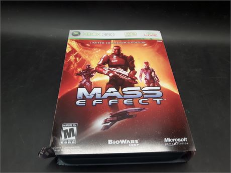 MASS EFFECT - COLLECTORS EDITION - VERY GOOD CONDITION - XBOX 360