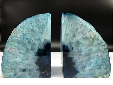 AGATE BOOKENDS (5” tall)
