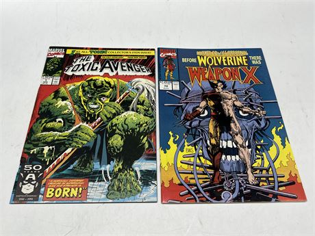 THE TOXIC AVENGER #1 & WEAPON X #72