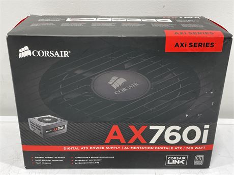 NEW IN BOX CORSAIR AX760i DIGITAL POWER SUPPLY