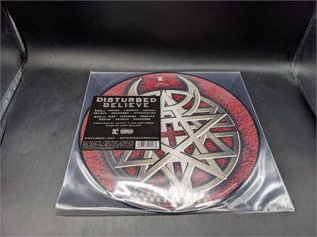 SEALED - DISTURBED - BELIEVE - LIMITED EDITION PICTURE DISC VINYL