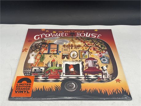 SEALED - THE VERY BEST OF CROWDED HOUSE - LIMITED ED. ORANGE VINYL 2LP