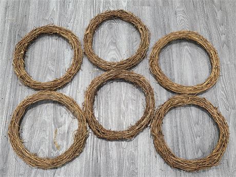 6 8" WILLOW WREATHS
