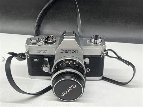 CANON FT QL CAMERA WITH 1.8 LENS