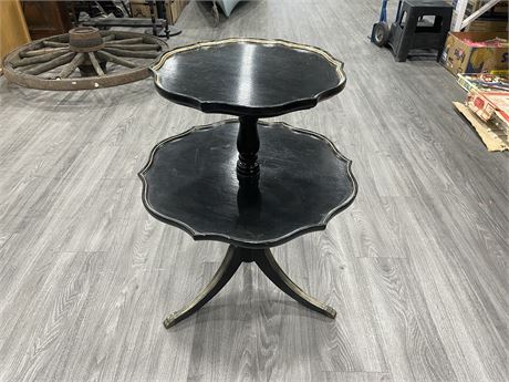 VINTAGE CHIPENDALE STYLE SIDE TABLE (29” x 23”)