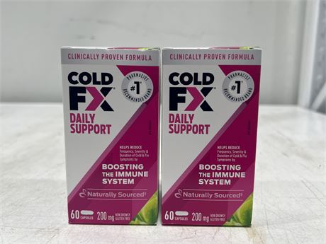 2 SEALED COLD FX PRODUCT