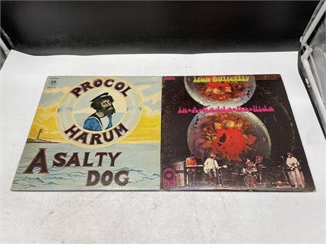 2 MISC RECORDS - PROCOL HARUM & IRON BUTTERFLY - BOTH VG (Lightly scratched)