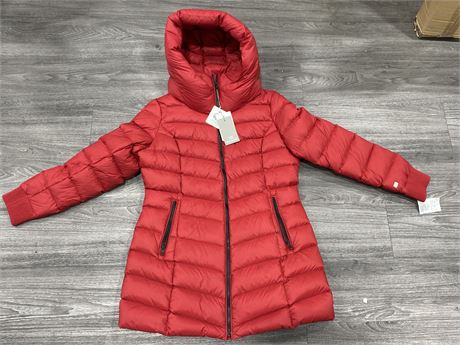 SIZE WOMANS XL SOIA & KYO RED DOWN JACKET NEW W/TAGS