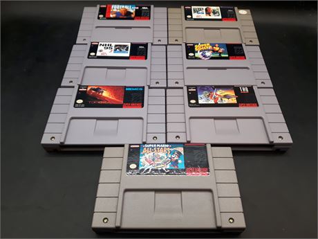 COLLECTION OF SNES GAMES - VERY GOOD CONDITION