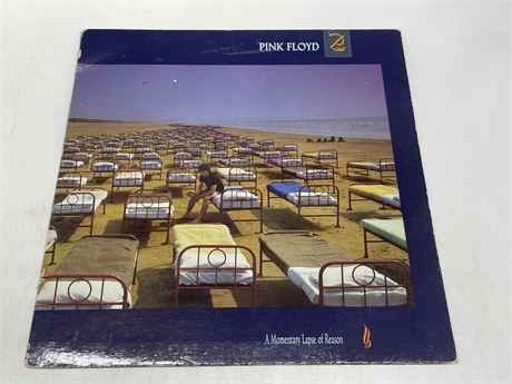 PINK FLOYD OG CANADIAN 1987 PRESS - A MOMENTARY LAPSE OF REASON - VG+