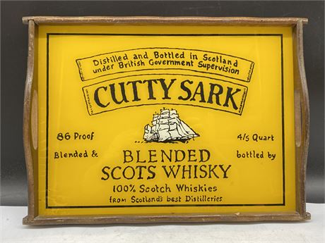 CUTTY SARK ADVERTISING TRAY 15”x12”