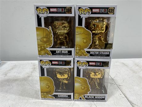 4 MARVEL THE FIRST TEN YEARS FUNKO POPS