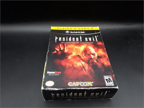RARE - RESIDENT EVIL 10TH ANNIVERSARY LIMITED EDITION COLLECTION - GAMECUBE