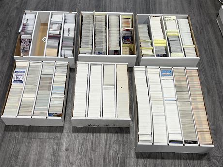 6 FLATS OF NHL CARDS