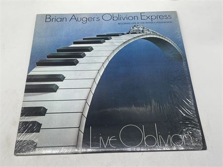 BRIAN AUGER’S OBLIVION EXPRESS - LIVE OBLIVION VOL 1 W/ OG SHRINK - EXCELLENT