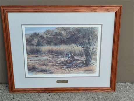 SIGNED LIMITED EDITION JULIAN N. ROGERS/SHADES OF GOLD 26.5"X21.5"