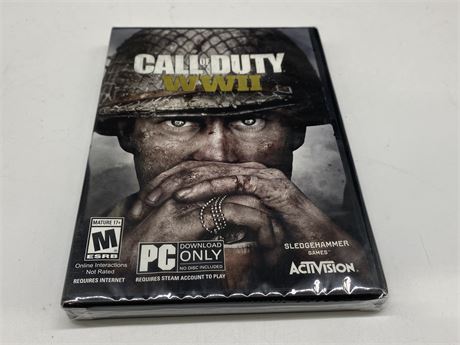 SEALED CALL OF DUTY WW2 FOR PC