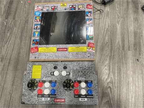 ARCADE1UP STREET FIGHTER 2 CABINET SCREEN & FIGHTSTICK (AS IS)
