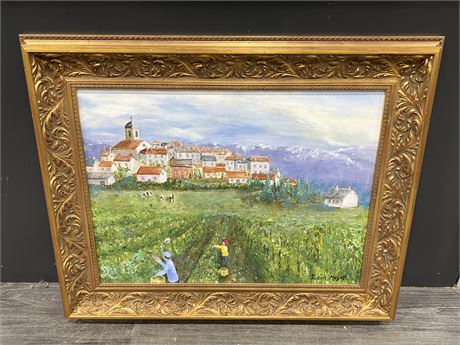 ORIGINAL SIGNED PAINTING BY ROBERT MEYER (31”x25”)