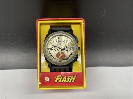 NEVER USED - MENS THE FLASH WATCH - NEEDS BATTERY