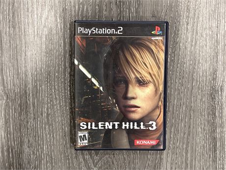 RARE PS2 GAME - SILENT HILL 3 COMPLETE W/ INSTRUCTIONS - VERY GOOD CONDITION