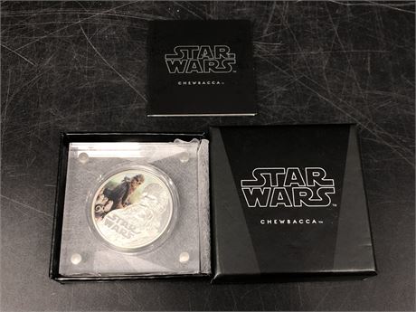1OZ SILVER COIN LIMITED EDITION STAR WARS CHEWBACCA