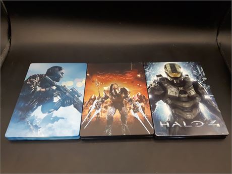 COLLECTION OF STEELBOOK EDITION GAMES - VERY GOOD CONDITION - XBOX360
