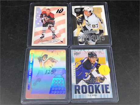 4 MISC NHL CARDS