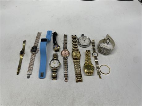LOT OF 11 MISC WATCHES (UNAUTHENTICATED)