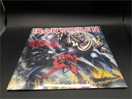 SEALED - IRON MAIDEN - NUMBER OF THE BEAST - VINYL