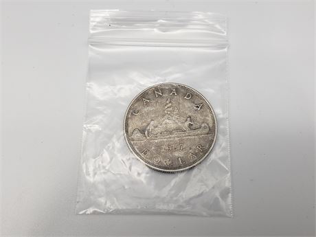 1937 $1 CANADIAN SILVER COIN
