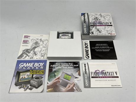 GBA FINAL FANTASY V - COMPLETE W/ INSTRUCTIONS & ALL INSERTS