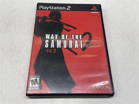 WAY OF THE SAMURAI 2 PS2